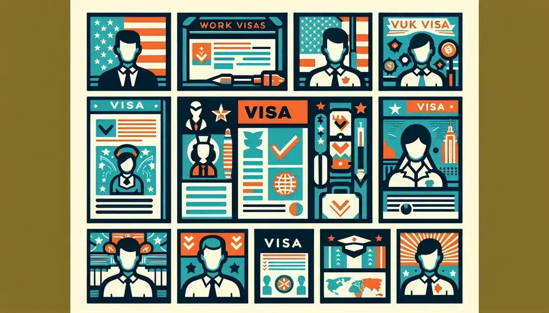 Tipos de visa de trabajo EE.UU.