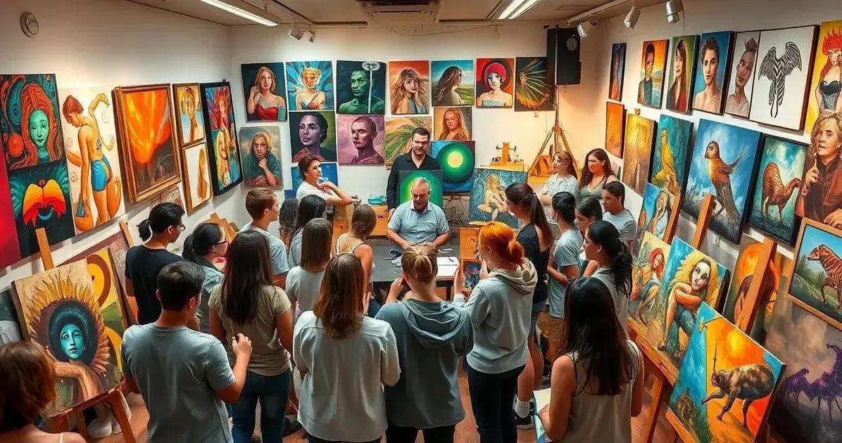 Success Stories from Painting Class Students